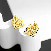 Kitlife Loewe Gold Diamond Earrings  - 5
