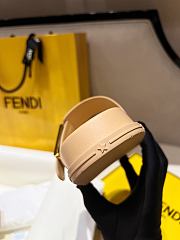 Kitlife Fendi Feel Buckle Woven Slides - 3