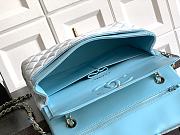 Kitlife Chanel Classic Velvet Bag in Blue 25.5cm - 6