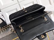 Kitlife Chanel Classic Velvet Bag in Black 25.5cm - 6