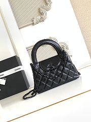 Kitlife Chanel 25C Kelly Handle Bag So All Black AS4416 13x19x7cm  - 1