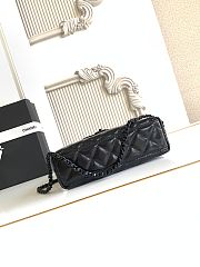 Kitlife Chanel 25C Kelly Handle Bag So All Black AS4416 13x19x7cm  - 6