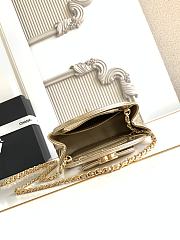 Kitlife Chanel 25C Kelly Handle Bag Metallic Gold Calfskin AS4416 13x19x7cm - 6