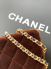 Kitlife Chanel 25C Kelly Handle Bag Dark Brown Velvet AS4416 13x19x7cm - 4