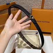Kitlife Louis Vuitton Flowergram Belt Black With Gold / Silver Buckle 20mm - 6