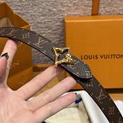Kitlife Louis Vuitton Flowergram Belt Black With Gold / Silver Buckle 20mm - 5