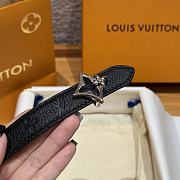 Kitlife Louis Vuitton Flowergram Belt Black With Gold / Silver Buckle 20mm - 4