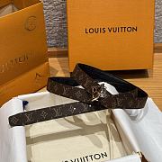 Kitlife Louis Vuitton Flowergram Belt Black With Gold / Silver Buckle 20mm - 3