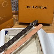 Kitlife Louis Vuitton Flowergram Belt Beige With Gold / Silver Buckle 20mm - 5
