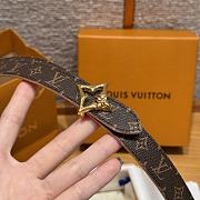 Kitlife Louis Vuitton Flowergram Belt Beige With Gold / Silver Buckle 20mm - 3