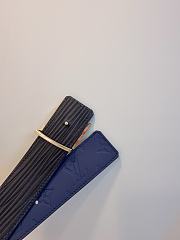 Kitlife Louis Vuitton Shadow Reversible Belt Dark Blue 40mm - 6
