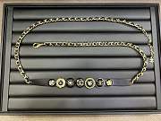 Kitlife Chanel Versatile Waist Chain With Classic Black Gold, Pure Copper Chain - 1
