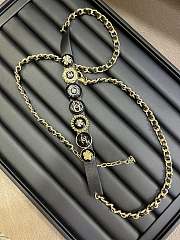 Kitlife Chanel Versatile Waist Chain With Classic Black Gold, Pure Copper Chain - 6