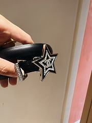 Kitlife Chanel Black Sheepskin Belt With Diamond Buckle 2cm - 3
