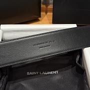 Kitlife Saint Laurent Women Belt Black With Charm 45mm - 2