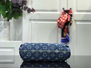 Kitlife Louis Vuitton Mini Pleaty Shoulder Bag Blue Monogram Denim M95050 26x15x9cm - 4