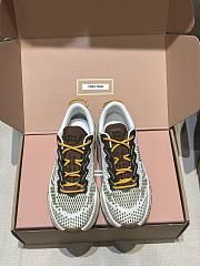 Kitlife Miu Miu Technical Fabric Sneakers Ivy Green - 1