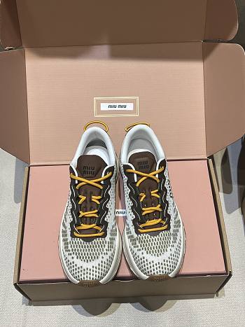 Kitlife Miu Miu Technical Fabric Sneakers Ivy Green