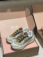 Kitlife Miu Miu Technical Fabric Sneakers Ivy Green - 4