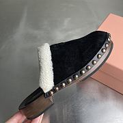 Kitlife Miu Miu Black Suede Clogs  - 5