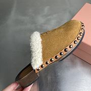 Kitlife Miu Miu Brown Suede Clogs - 5