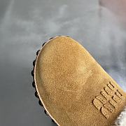 Kitlife Miu Miu Brown Suede Clogs - 4