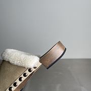 Kitlife Miu Miu Beige Suede Clogs - 4