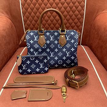 Kitlife Louis Vuitton Speedy P9 Bandoulière 25 Bag Dark Blue M15278 25x15x15cm