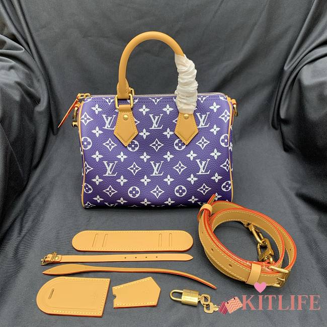 Kitlife Louis Vuitton Speedy P9 Bandoulière 25 Bag Purple M11562 25x15x15cm - 1