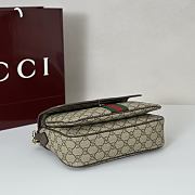 Kitlife Gucci Ophidia Medium Top Handle Bag Brown & Beige 836842 24x11.5x17.5cm - 5