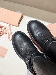 Kitlife Miu Miu Harness Black Leather Mid Boots  - 5