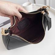 Kitlife Coach Teri Shoulder Bag Black 24.5x15.5x7.5cm - 3