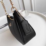 Kitlife Coach Teri Shoulder Bag Black 24.5x15.5x7.5cm - 6