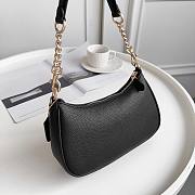 Kitlife Coach Teri Shoulder Bag Black 24.5x15.5x7.5cm - 5