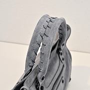 Kitlife Balenciaga Le City Bag in Grey Suede Leather 37x27x10cm - 6