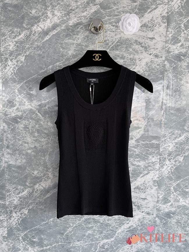 Kitlife Chanel Tank Top Black  - 1