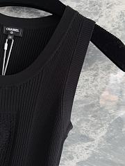 Kitlife Chanel Tank Top Black  - 2