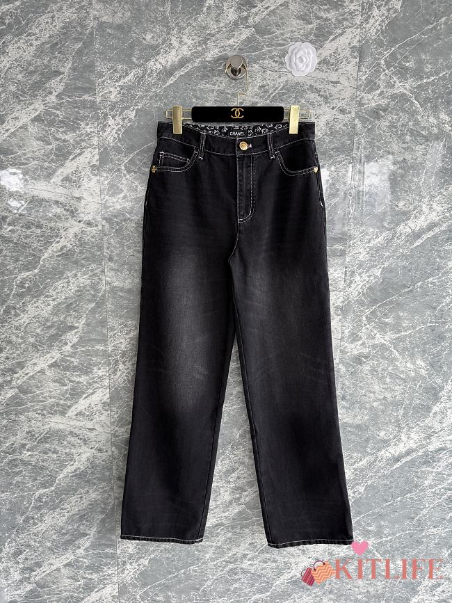 Kitlife Chanel Black Jeans - 1