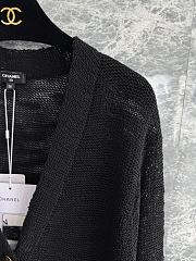 Kitlife Chanel Embroidered Cardigan Black  - 6