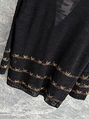 Kitlife Chanel Embroidered Cardigan Black  - 2