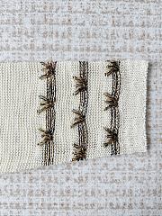 Kitlife Chanel Embroidered Cardigan White - 5