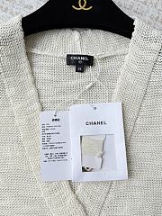 Kitlife Chanel Embroidered Cardigan White - 2