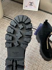 Kitlife Prada 25SS Classic Triangle Logo Slip-on Boots Black Suede - 6