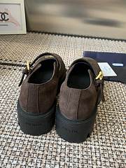 Kitlife Prada 25SS Mary Jane Shoes Dark Brown Suede  - 4