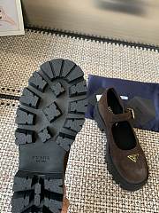 Kitlife Prada 25SS Mary Jane Shoes Dark Brown Suede  - 3