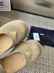 Kitlife Prada 25SS Mary Jane Shoes Beige Suede - 2