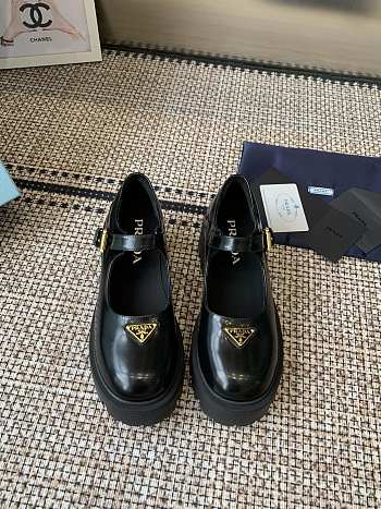 Kitlife Prada 25SS Mary Jane Shoes Black Patent Leather