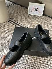 Kitlife Chanel Fur Ballet Flats Shoes Black - 3