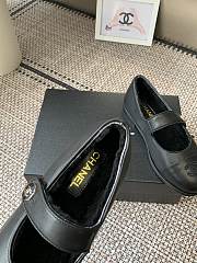 Kitlife Chanel Fur Ballet Flats Shoes Black - 4