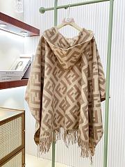 Kitlife Fendi Hooded Cape Beige Cashmere - 3